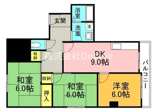 レジデンストーア【5階】の間取り