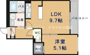 Agio空堀【4階】の間取り
