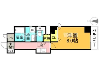 メゾンルージュ小橋【4階】の間取り