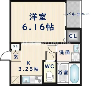 Fstyle若江本町2号館【1階】の間取り