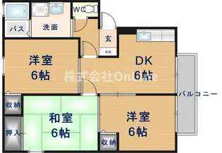 RIHITO八尾C棟【2階】の間取り