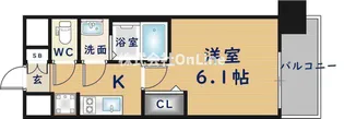 プレサンス東小橋エレディータ【5階】の間取り