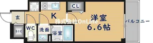 プレサンス上町台筆ヶ崎NORTH【2階】の間取り