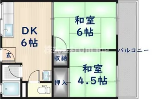 コーポフミ【2階】の間取り