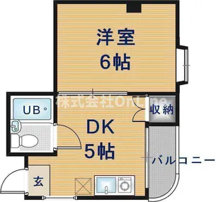 ハイツ荒川【3階】の間取り