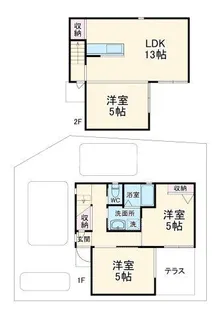 ユニキューブ上小阪の間取り