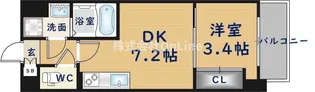 D.Clarest玉造【2階】の間取り
