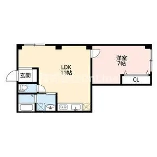 ブルーム楽音寺【1階】の間取り