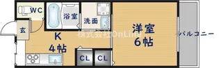 大宮マンション【2階】の間取り