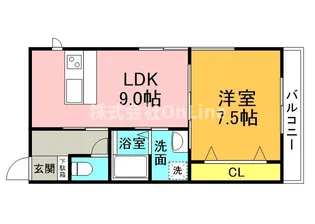 メゾン木の本【2階】の間取り