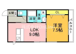 メゾン木の本【2階】の間取り