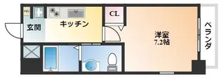 M’プラザ小阪駅前【2階】の間取り