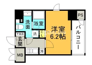 セイワパレス大今里【2階】の間取り