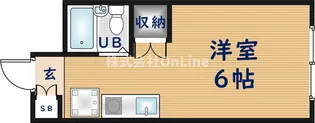 ハイツせせらぎ【1階】の間取り