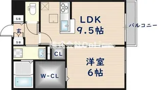 メゾン・プチアンジュ【2階】の間取り