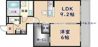 サン メゾン A棟【1階】の間取り