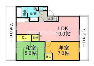 エルセレッソ【2階】の間取り