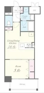 グランパシフィック今里Luxe【8階】の間取り