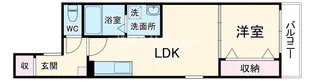 F asecia ディオーネ徳庵【2階】の間取り