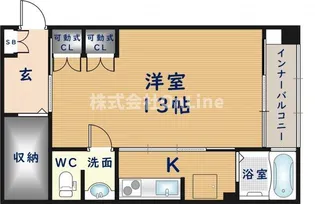 シンワ・パーレ【1階】の間取り
