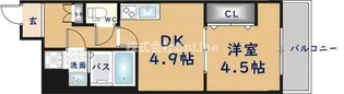 GARDENIA高井田【5階】の間取り
