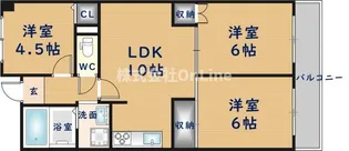 ラビスタ志紀【2階】の間取り
