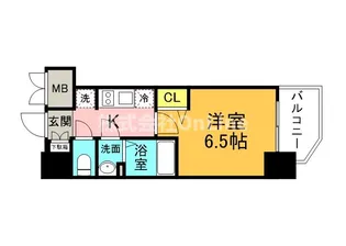 ララプレイス天王寺ルフレ【8階】の間取り