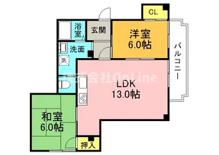 リプレース真田山【5階】の間取り