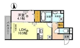 D-room 新今里【2階】の間取り