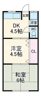 新宝ハウス【3階】の間取り