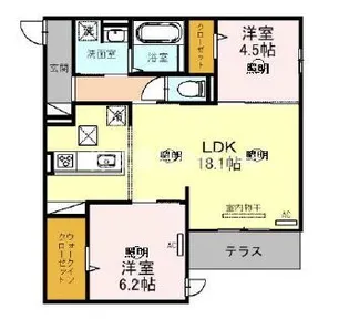 Maison de Espoir 永田【1階】の間取り
