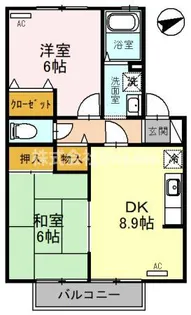 セジュール山の手【1階】の間取り