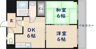 ルネシャレード【2階】の間取り