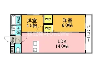 Cherry (チェリー)【5階】の間取り