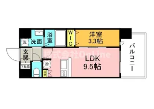 D.Clarest玉造(ディクレアストタマツクリ)【6階】の間取り
