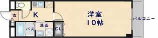 クラージュハイツ【2階】の間取り