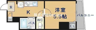 U-ro玉造【2階】の間取り