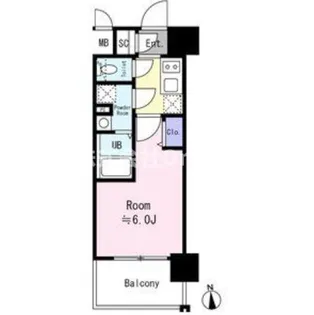 エスリード大阪イーストエッジ【2階】の間取り