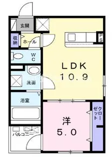 サンセリテ F【3階】の間取り
