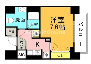 ドゥーエ玉造【12階】の間取り