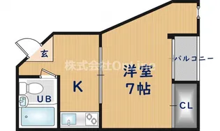 小阪本町ロイヤルハイツ【3階】の間取り