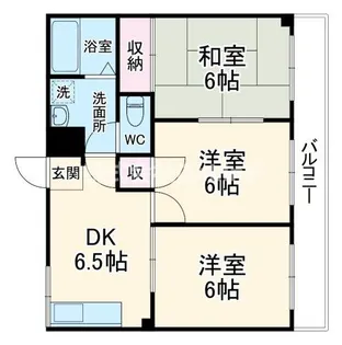 サンコーハイツ【3階】の間取り