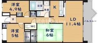 アイレックスプラザ【4階】の間取り
