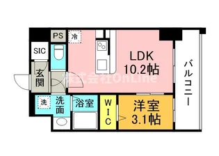 ベルンガーデン林寺【6階】の間取り
