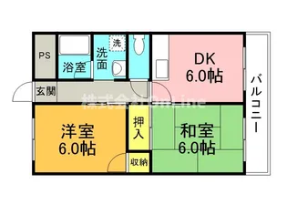 エトワールヴィル-R八尾末広町【1階】の間取り