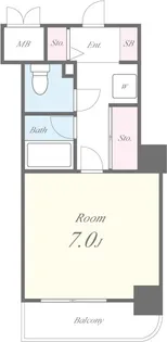 Rising Sun【6階】の間取り