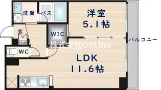 グランディール布施【3階】の間取り