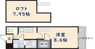リバーサイド金岡七番館【2階】の間取り