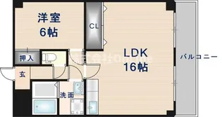 GRND STEADY八戸ノ里【4階】の間取り