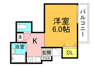 ガリューコート菱屋西【1階】の間取り